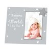 FS827-GR: Grey Wooden Photo Frame